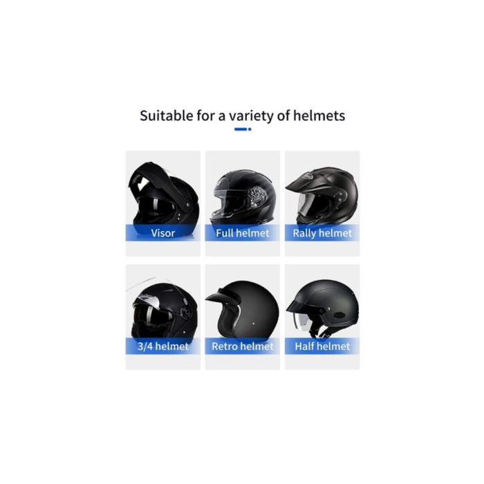 Bt31 Kask Kulaklık Bluetooth 5.0 Motosiklet Interkom Su Geçirmez Kablosuz Kulaklık - Lisinya