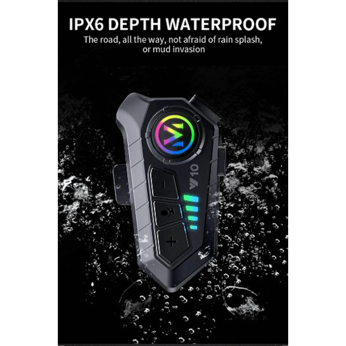 Y10 Kask Kulaklık Bluetooth Motosiklet Kulaklık 5,3 Bluetooth Intercom Motorsiklet Kulaklık - Lisinya