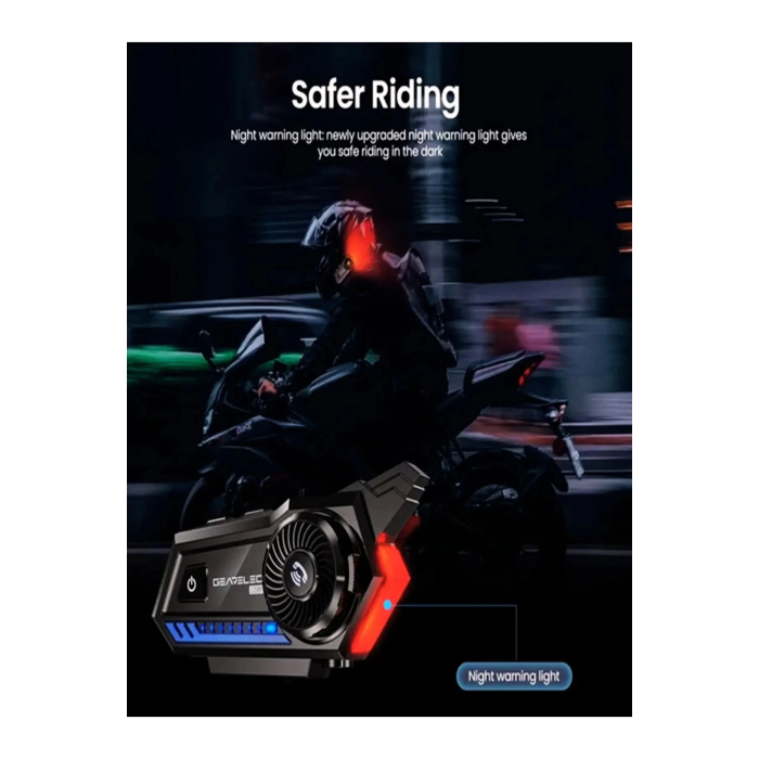 Bt57 Motosiklet Kask Kulaklık Intercom Işıklı Motorsiklet Interkom - Lisinya