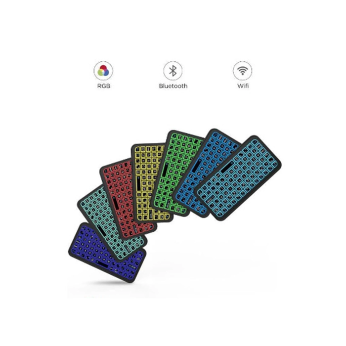 Mini Klavye Smarttv Işıklı Bluetooth Kablosuz Televizyon Ps3 Dizüstü Tabletler Ve Telefonlar İçin - Lisinya