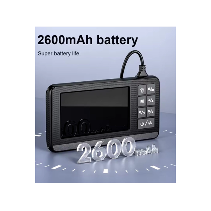 Ekranlı Çift Kameralı 5 Mt Sert Kablo Endoskop Kamera 8 Mm 4.3 Inc Hafıza Kart Destekli - Lisinya