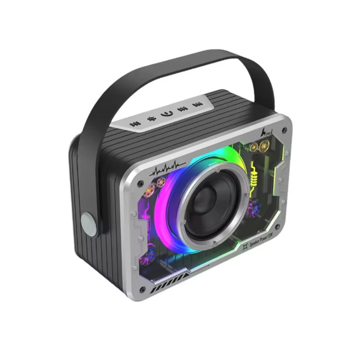 Vtn-82 Taşınabilir Kablosuz Işıklı Bluetooth Hoparlör Ses Değiştirme Özellikli - Lisinya