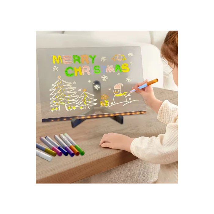 12 Inc Led Işıklı Çizim Tahtası Ayarlanabilir Stant Ve Kalemleri İle - Lisinya