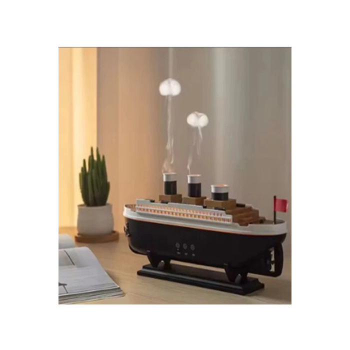 Titanic Gemi Hava Nemlendirici Işıklı Fonksiyonlu Buhar Makinesi Kumandalı - Lisinya