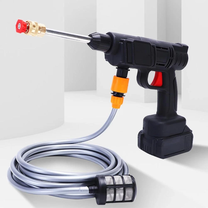 48v Şarjlı Çift Bataryalı Taşınabilir Basınçlı Oto Yıkama Bahçe Sulama Sı - Lisinya