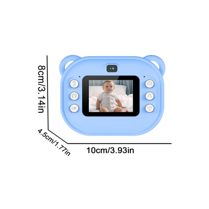 Dijital Video Kayıt Fotoğraf Çocuk Kamerası Anlık Termal Resim Kağıt Baskılı - Lisinya