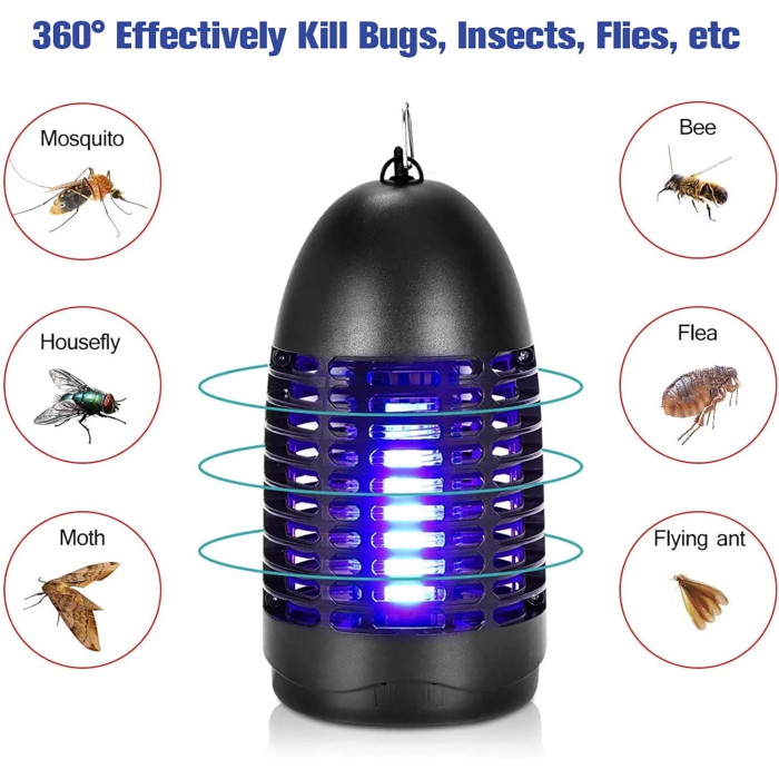 Fyc Elektrikli Böcek Öldürücü, Böcek Tuzağı Sinek Lambası, Uv Işıklı, Sivrisinek Lambası, Temizlik Fırçası, Sivrisinek Kapanı, Sinek Kapanı, Böcek... - Lisinya