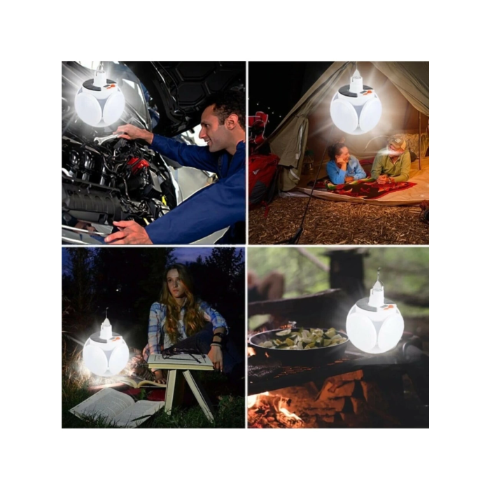 P-038 Solar Güneş Enerji Ve Usb Sarjli 5 Kanatlı - Lisinya