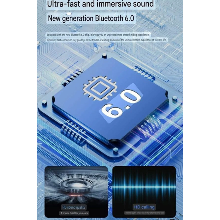 Helmet Graffiti Motor Kask Kulaklık Rgb Modlu Su Geçirmez 6.0 Bluetooth Intercom Yenı Model - Lisinya