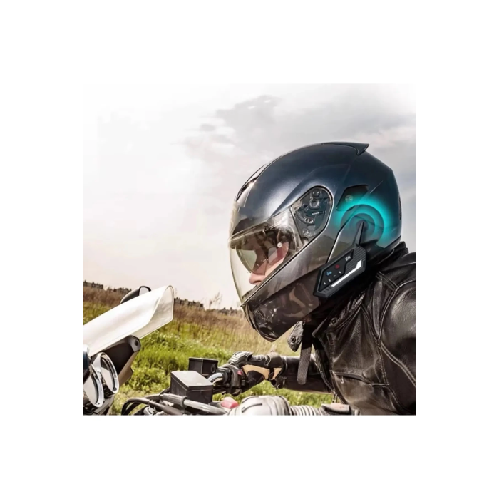 Bt62 Motosiklet Kask Kulaklığı Bluetooth Intercom 2 Intercom Bağlantılı - Lisinya