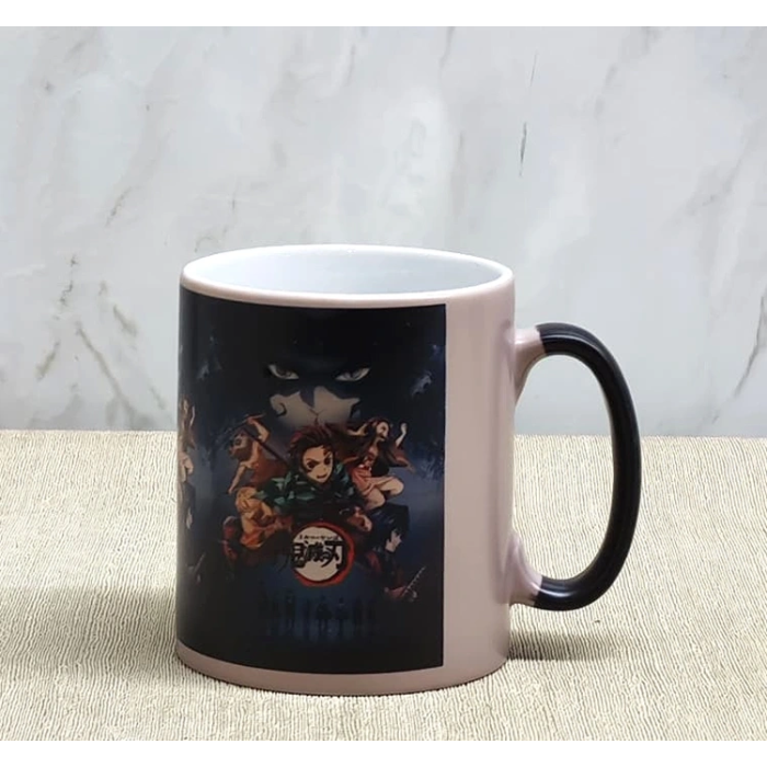 Porselen Renk Değiştiren Demon Slayer Kupa Bardak Aalk380 - Lisinya