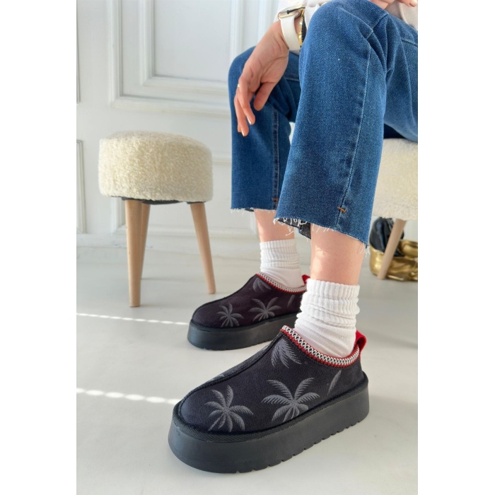 Mucy Siyah Süet Bot - Lisinya