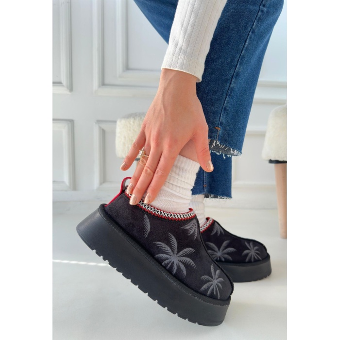 Mucy Siyah Süet Bot - Lisinya