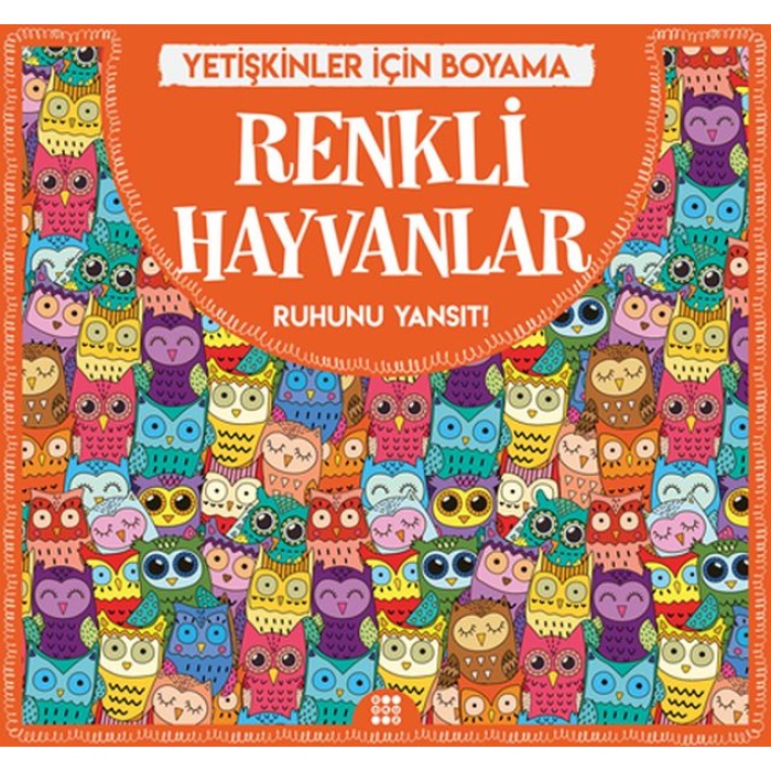 Renkli Hayvanlar - Yetişkinler İçin Boyama