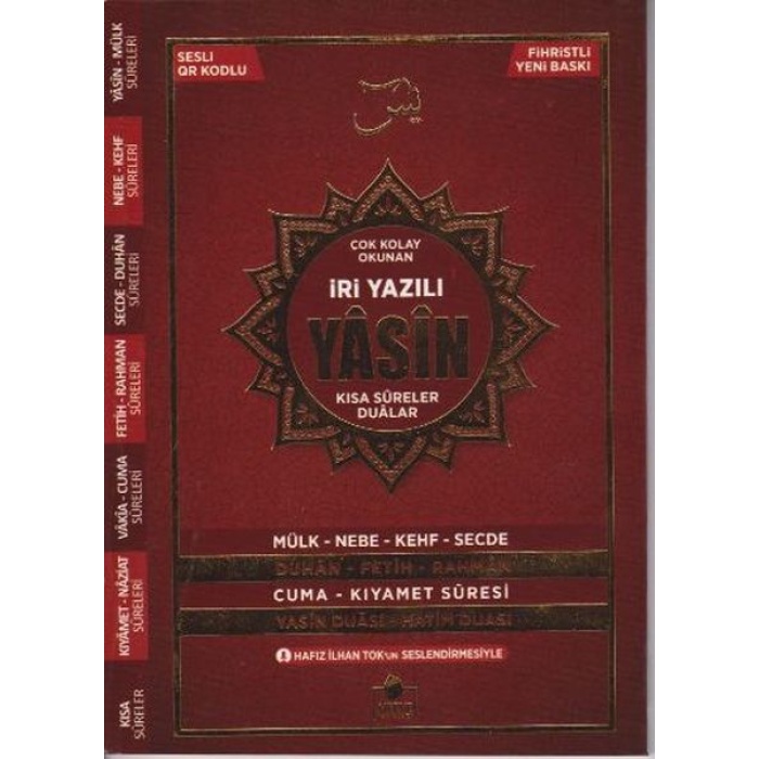 Yasin Şerif Çanta Boy İri Yazılı 160 Sayfa
