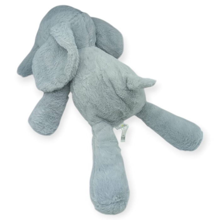Peluş Sevimli Hayvanlar 65 cm Uyku Arkadaşım Fil - Gri (Lisinya)