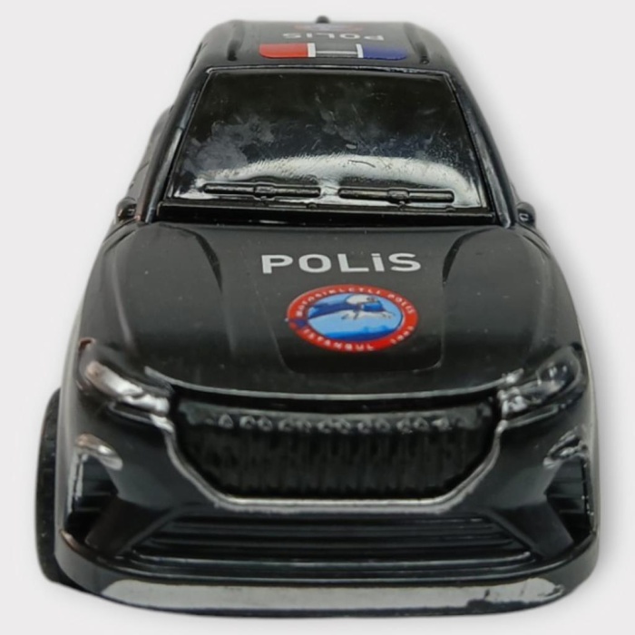 Çek Bırak TOGG Polis Arabası -Siyah Hatchback (Lisinya)
