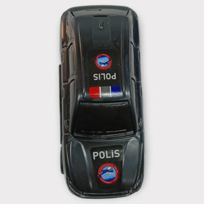 Çek Bırak TOGG Polis Arabası -Siyah Hatchback (Lisinya)