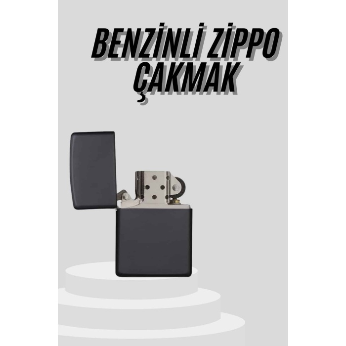 Çakmak Parlak Siyah Doldurulabilir Hedyelik Eşya - Lisinya