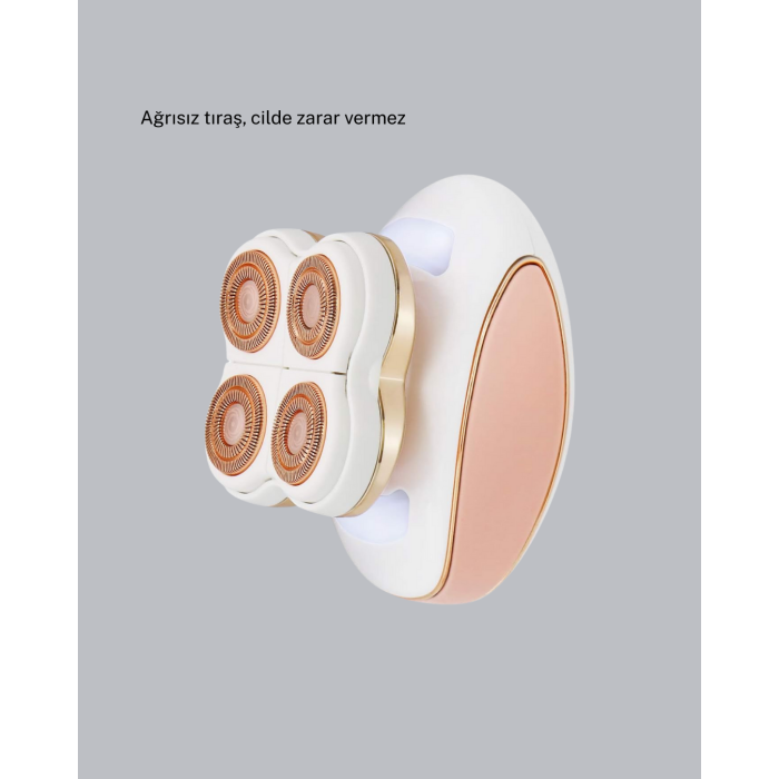 Ağrısız Vücut Tüy Alma Cihazı Dört Başlıklı Pürüzsüz Tıraş - Lisinya