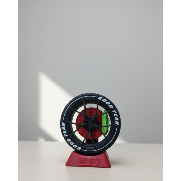 Araba Tutkunlarına Özel Jant Tasarımlı Ofis Masa Dekoru - Lisinya