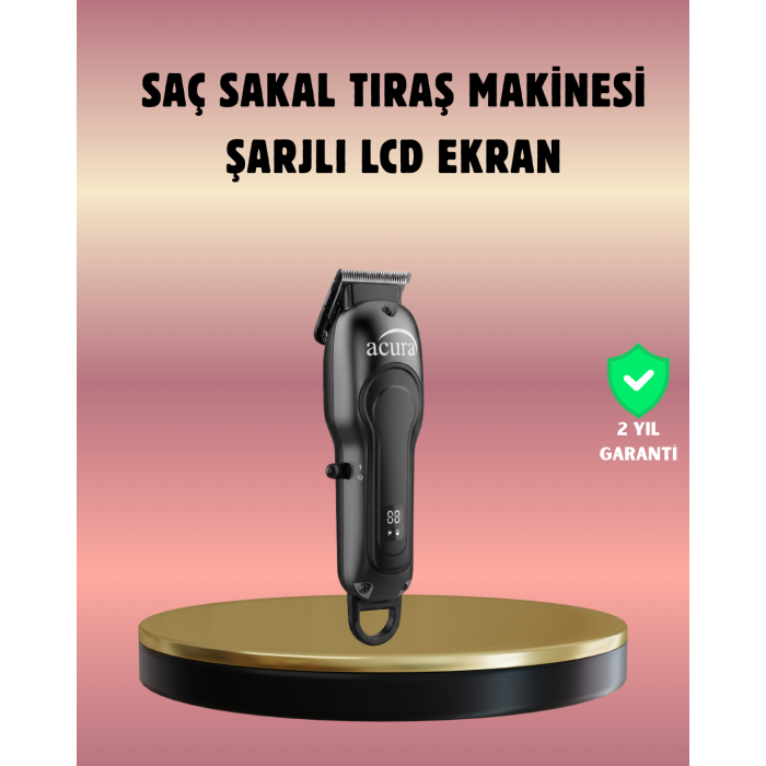 Evde ve Profesyonel Kullanıma Uygun Turbo Modlu Tıraş Makinesi - Lisinya