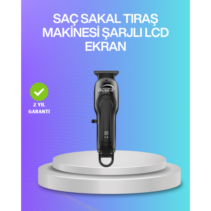 Saç Sakal ve Vücut İçin Çok Amaçlı Kablosuz Tıraş Makinesi - Lisinya