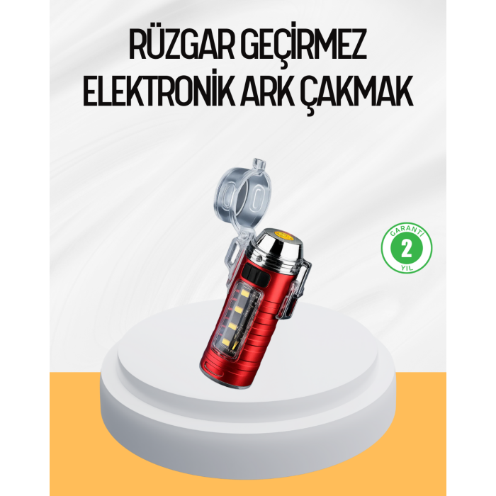 Çok Fonksiyonlu Elektrikli Çakmak El Feneri Özellikli - Lisinya