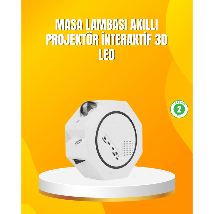 Uzaktan Kumandalı Zamanlayıcılı Galaksi Yıldız Projektörü - Lisinya