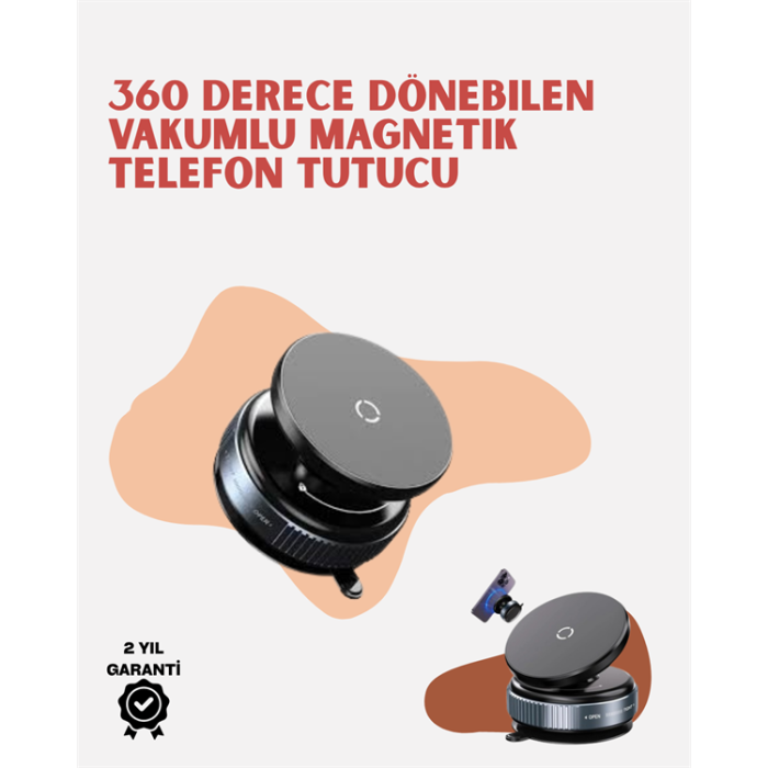 Evrensel Uyumlu Manyetik Araç Telefon Standı – Dayanıklı Alüminyum Gövde - Lisinya