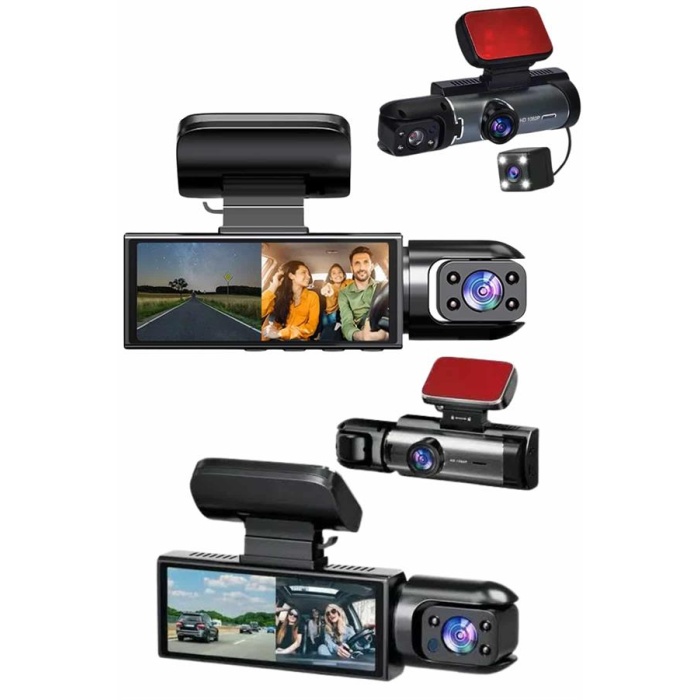 Video ve Fotoğraf Kaydedici Sürüş Kamerası Ön ve Arka Çift Kameralı - Lisinya