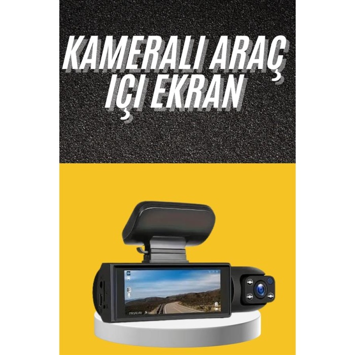 Sürüş Kamerası Video Kaydedici Hareket Algılama Gece Görüşlü - Lisinya