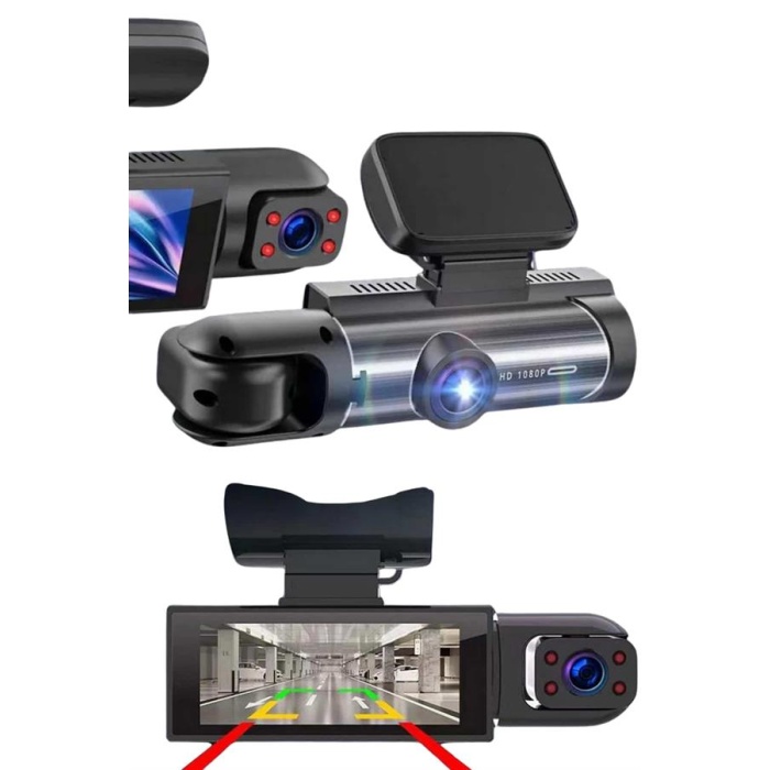 Çift Kameralı Araç Kamerası Ön ve Arka Kameralı - Lisinya