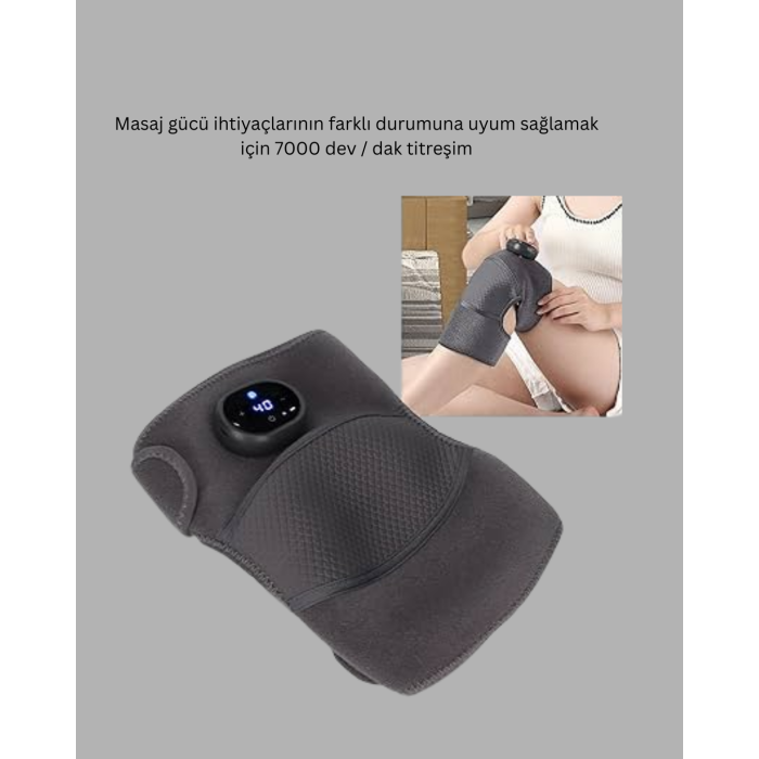 Ev Tipi Isı ve Titreşim Destekli Diz Masaj Aleti - Lisinya