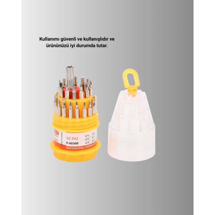 Hassas Tornavida Seti Kaymaz Saplı Elektronik Onarım Seti - Lisinya