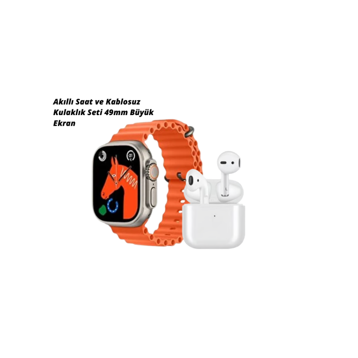 Yüksek Çözünürlüklü 1.9 Akıllı Saat – 5-6 Gün Aktif Kullanım, Şık ve Modern Tasarım - Lisinya