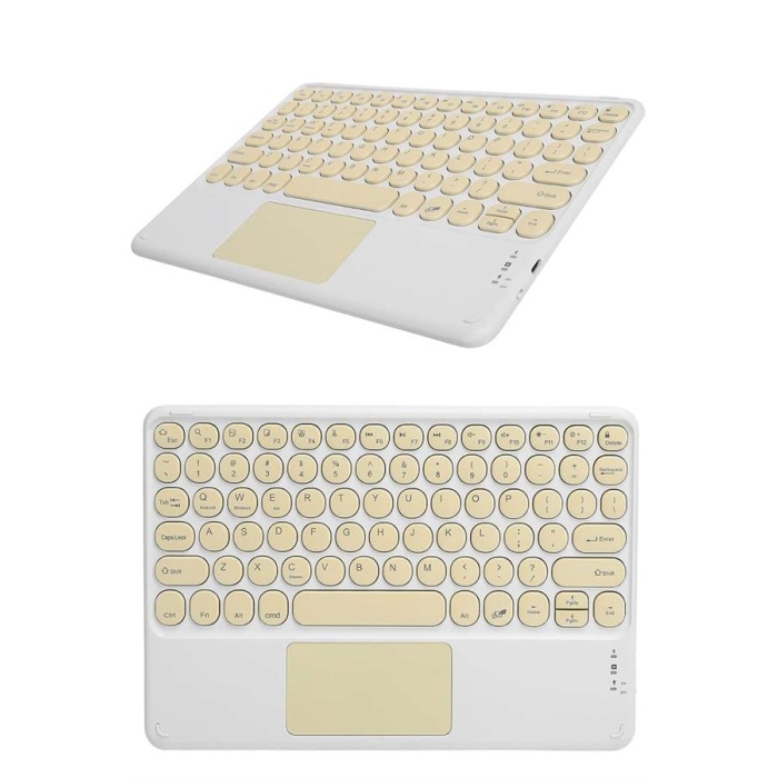 Bluetooth Touchpad Klavye Ultra İnce Taşınabilir Q Klavye - Lisinya