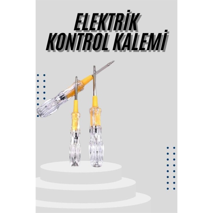 Kontrol Kalemi Çift Taraflı Uçlu Elektrik Akım Test Cihazı - Lisinya