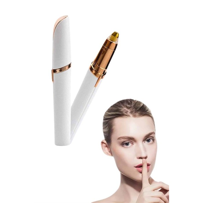 Unısex Şarjlı Kaş Bıyık Alma Epilatörü Hassas Ciltlere Özel Acısız - Lisinya