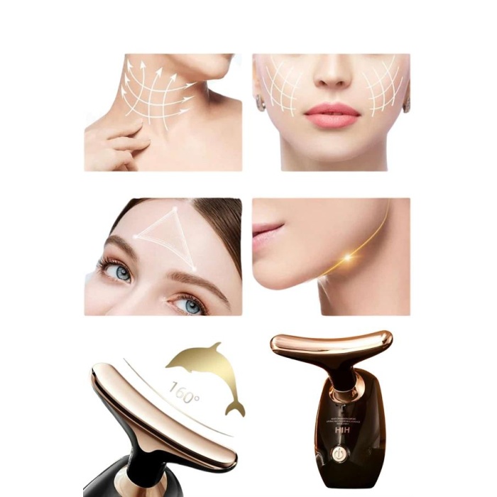 Yüz Masaj Aleti Boyun ve Yüz EMS Güzellik Cihazı Cilt Sıkılaştırma Cilt Gençleştirme Cihazı - Lisinya