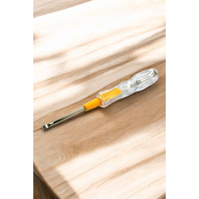 Çift Taraflı Elektrik Kontrol Kalemi Şeffaf Tornavida - Lisinya