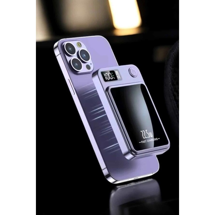 Pratik ve Taşınabilir 10.000 mAh Wireless Powerbank Hızlı Şarj Avantajı - Lisinya