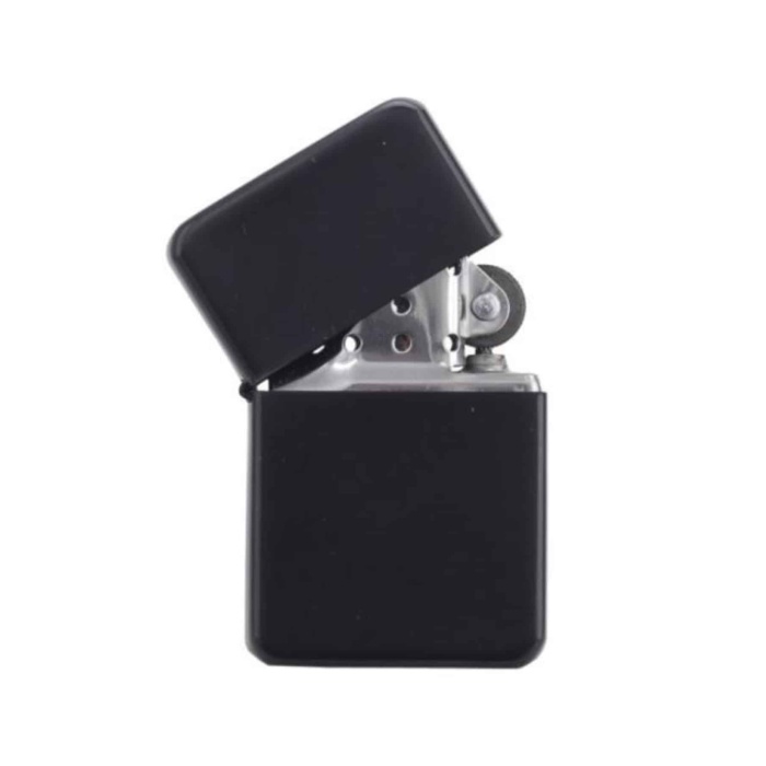 Hediyelik Zarif Zippo Model Siyah Benzinli Çakmak - Lisinya