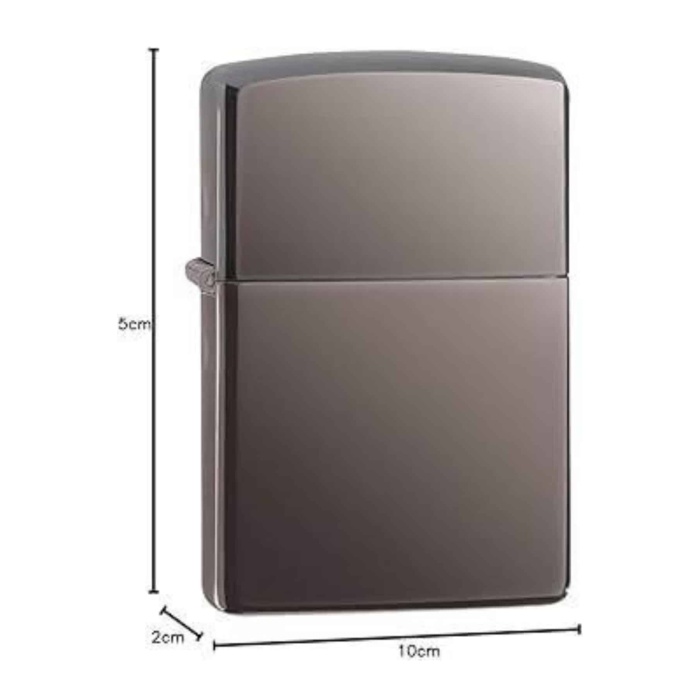 Hediyelik Zarif Zippo Model Siyah Benzinli Çakmak - Lisinya