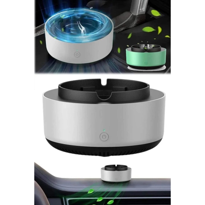 Elektronik Akıllı Küllük Hava Temizleyici Kokusuz Kül Tablası Anti-Duman - Lisinya