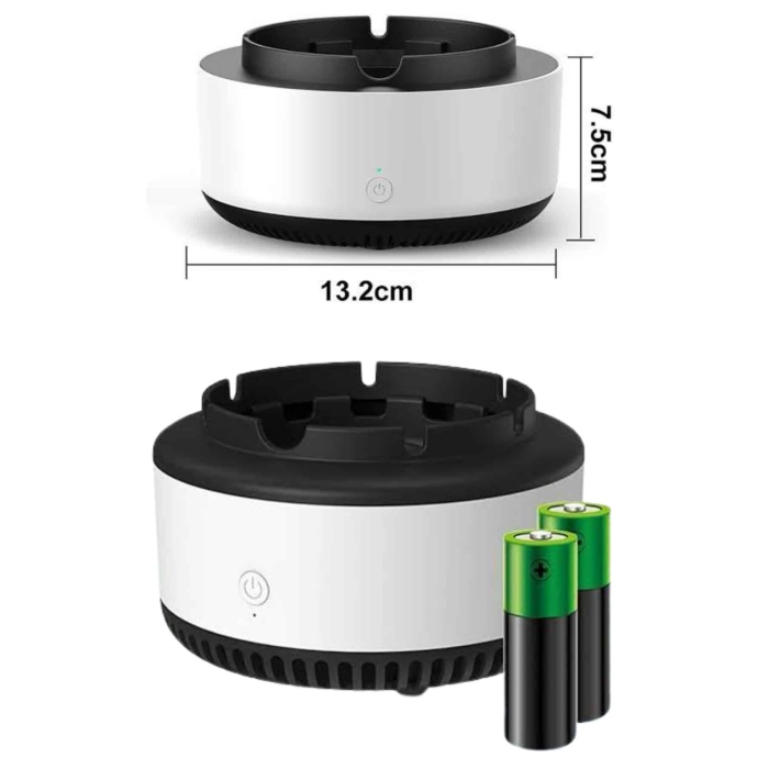 Elektronik Akıllı Küllük Hava Temizleyici Kokusuz Kül Tablası Anti-Duman - Lisinya