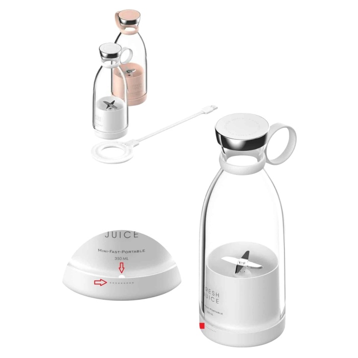 u Geçirmez Kablosuz Şarjlı Dayanıklı Taşınabilir Mini Blender - Lisinya