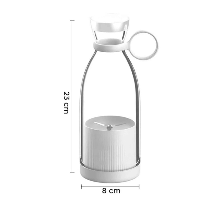 Taşınabilir Kablosuz Şarjlı Kişisel Smoothie El Blender Mini Meyve Sıkacağı - Lisinya