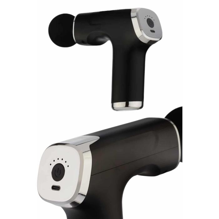 Şarjlı Masaj Tabancası 4 Başlıklı Mini Masaj Tabancası ve Masaj Aleti - Lisinya