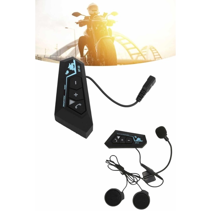 Bluetooth Kask Kulaklığı Intercom 5.0 Bluetooth Android ve İOS Uyumlu - Lisinya